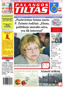 Palangos tilto laikraštis, Data: 2014-03-13, Numeris: 20(1258) 