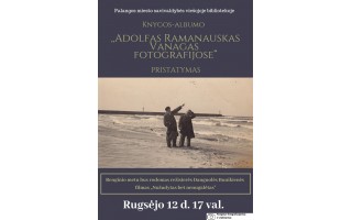 Albumo „Adolfas Ramanauskas Vanagas fotografijose“ pristatymas