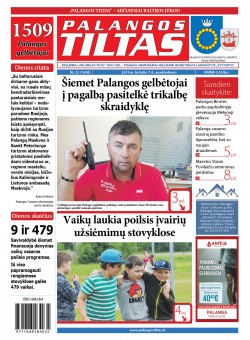 Palangos tilto laikraštis, Data: 2019-06-07, Numeris: 23 (1698) 