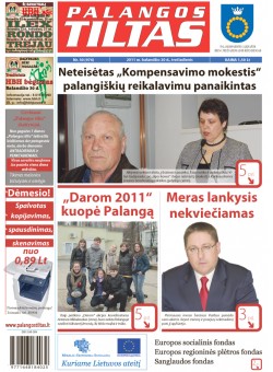 Palangos tilto laikraštis, Data: 2011-04-19, Numeris: 30 (974) 