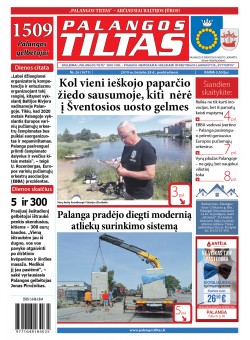Palangos tilto laikraštis, Data: 2019-06-28, Numeris: 25 (1700) 