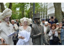 Teatralizuotas Grafų Tiškevičių alėjos atidarymas.