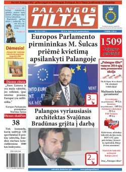 Palangos tilto laikraštis, Data: 2013-07-11, Numeris: 52 (1193) 