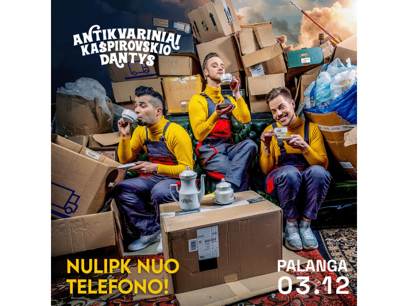 Grupė „Antikvariniai Kašpirovskio dantys“ atvyksta į Palangą!