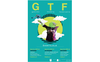 Gatvės teatras su milžinišku batutu ir skraidančiais drambliais