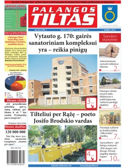 Palangos tilto laikraštis, Data: 2013-06-10, Numeris: 44 (1185) 