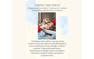 Kviečiame Jus į jautrią ir įkvepiančią parodą „Akių šviesa“
