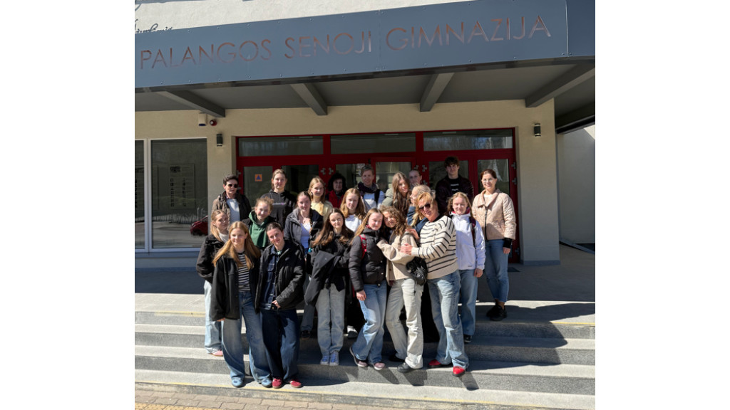 Erasmus+ projekto dalyviai, Palangos gimnazistai ir Vokietijos mokiniai, susitiko Palangoje (FOTO GALERIJA)