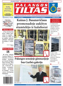 Palangos tilto laikraštis, Data: 2016-05-09, Numeris: 34(1467) 