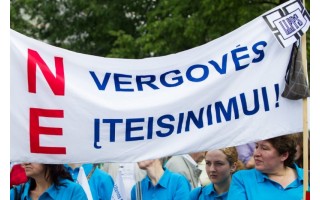 Naujasis darbo kodeksas: protestuotojai pasiekė savo