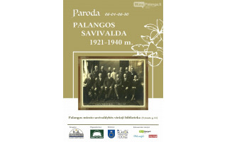 Palangos miesto bibliotekos interneto skaitykloje birželį vyksta paroda „Palangos savivalda 1921-1940 metais"