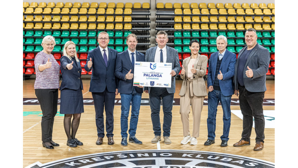  Europos sporto sostinių ir miestų federacija (ACES Europe)  įvertino Palangą –  tapome 2026 metų Europos sporto miestu