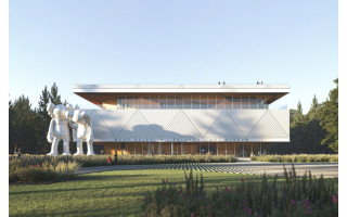 Palanga kviečia pamatyti savo ateitį: Kurhauze pristatomos būsimos meno galerijos architektūrinės idėjos (VIZUALIZACIJOS)