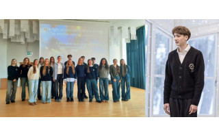 Gimnazistas Domantas Vaitkus laimėjo Palangos senosios gimnazijos anglų kalbos viešojo kalbėjimo konkursą