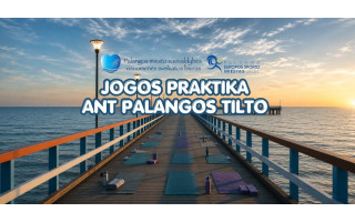 Ryto jogos praktika ant Palangos tilto 