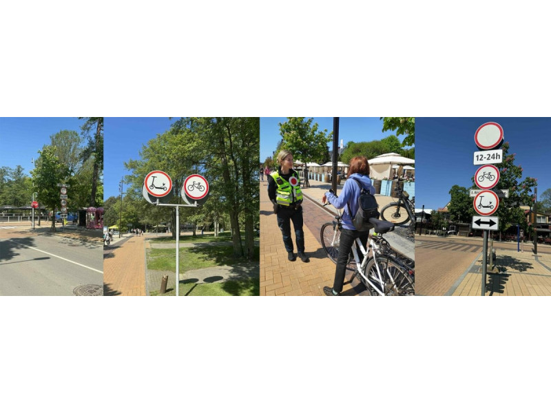 J. Basanavičiaus gatvė vasarą – tik pėstiesiems: priminimas poilsiautojams ir gyventojams