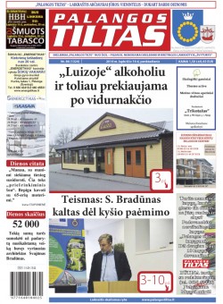 Palangos tilto laikraštis, Data: 2014-11-13, Numeris: 86(1324) 