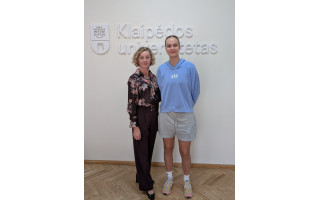 Justė Jocytė pasirinko studijas „arčiau širdies“ – Klaipėdos universitete 