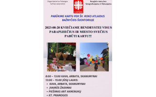 Palangos Caritas kviečia bendrystei 