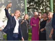 Pedagoginis „selfiukas“. G. Žindulienės nuotr. 