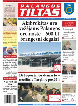 Palangos tilto laikraštis, Data: 2013-02-04, Numeris: 10 (1151) 