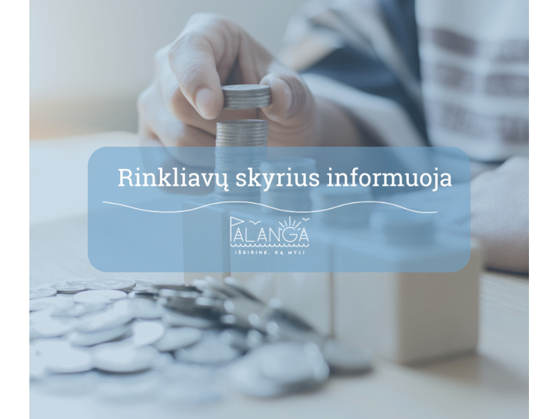 Konkurso dalyvių, norinčių prekiauti ar teikti paslaugas Palangos miesto savivaldybės tarybos nustatytose viešosiose vietose, dėmesiui