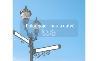 Palangoje naujai gatvei suteiktas pavadinimas