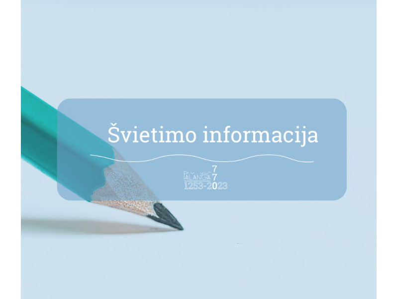 Skelbiama pedagogų atranką perkvalifikavimo studijų finansavimui