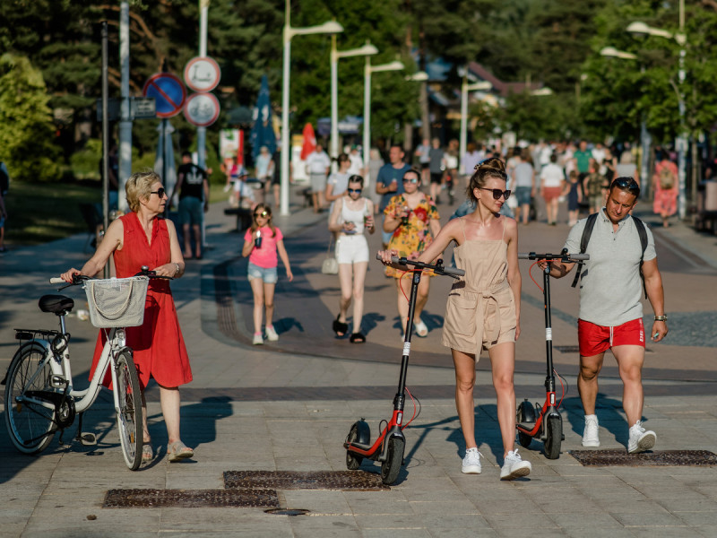 LT-FOTO. Basanavičiaus gatvė Palangoje