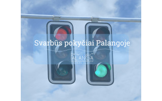 Trijose judriose Palangos sankryžose bus pakeisti visi šviesoforai