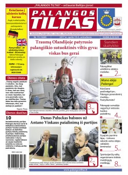 Palangos tilto laikraštis, Data: 2017-10-10, Numeris: 73 (1604) 
