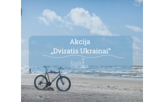 Kviečiame prisijungti prie akcijos „Dviratis Ukrainai“