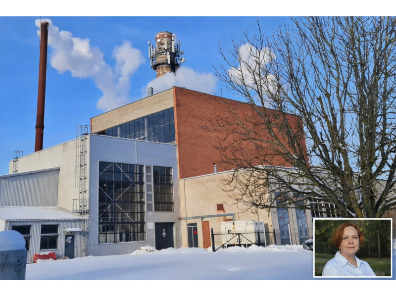  Nuotraukoje: . UAB „Palangos šilumos tinklai“ ir įmonės  direktorė Giedrė Juršėnė