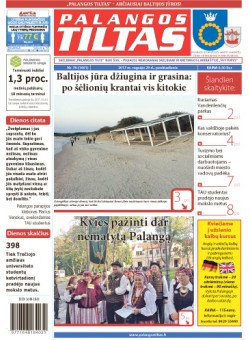 Palangos tilto laikraštis, Data: 2017-09-29, Numeris: 70(1601) 