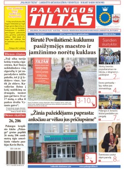 Palangos tilto laikraštis, Data: 2017-02-09, Numeris: 10(1541) 