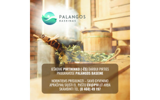 Siūlo darbą pirtininkui