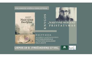 Lauryno Katkaus knygos „Nakvynė Berlyne“ pristatymas