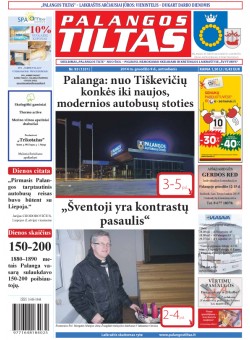 Palangos tilto laikraštis, Data: 2014-12-08, Numeris: 93(1331) 