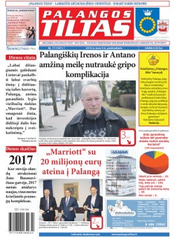 Palangos tilto laikraštis, Data: 2016-03-03, Numeris: 17(1451) 