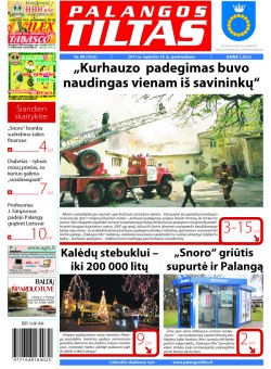 Palangos tilto laikraštis, Data: 2011-11-17, Numeris: 88 (1032) 