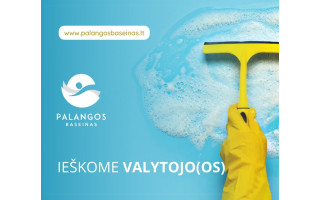 Palangos baseinas ieško valytojo (-os)