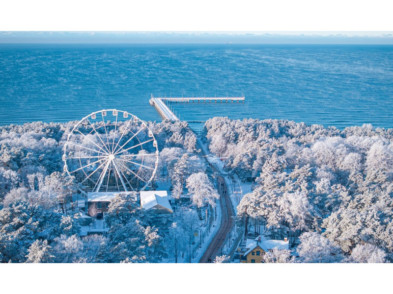 Žiema Palangoje. FOTO: ALDAS KAZLAUSKAS