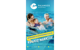 Palangos baseine - kūdikių mankšta