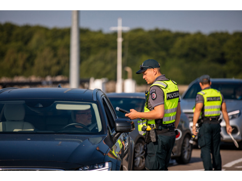 Klaipėdos apskrities kelių policijos pareigūnai per vykdytas priemones nustatė 25 neblaivius vairuotojus