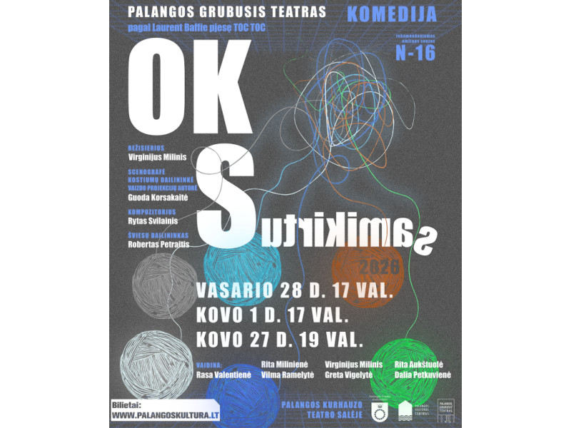"Grubusis" teatras kviečia į spektaklį "OK sutrikimas"