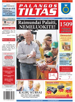 Palangos tilto laikraštis, Data: 2012-08-23, Numeris: 64 (1107) 