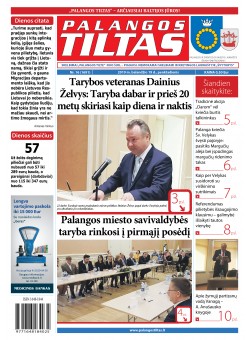 Palangos tilto laikraštis, Data: 2019-04-20, Numeris: 18 (1691) 