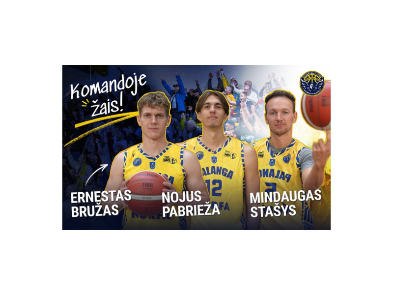 Palangos ekipa pratęsė sutartis su trimis krepšininkais