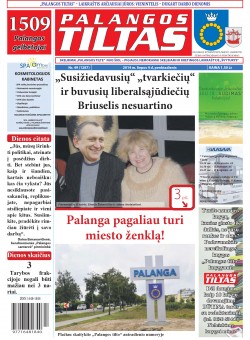 Palangos tilto laikraštis, Data: 2014-07-03, Numeris: 49(1287) 