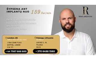 Implantologas Rokas Jancevičius į Lietuvą grįžta su ambicingais planais – Palangoje vystys odontologinį turizmą